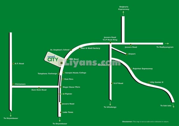 Location Map of Emami City